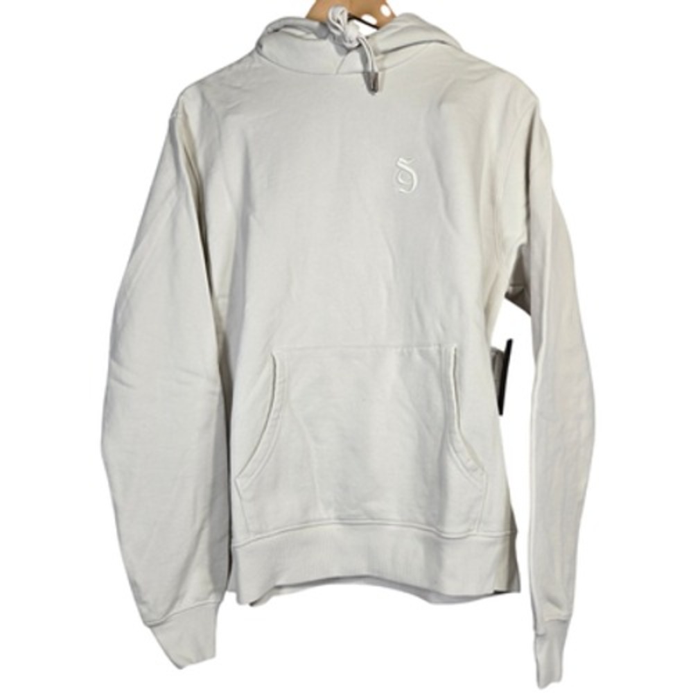 Spiritual Gangster SG Monogram Classic Hoodie Sweatshirt Beige‎ S Made in USA